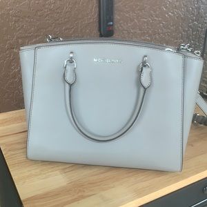 Gray Michael Kors handbag